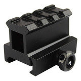 Mount Trilho Elevador Metal Adaptador Elevação Mira 20 22mm