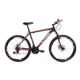 Mountain Bike Alfameq Zahav Aro 26 21 21v Freios De Disco Mecânico Cor Preto/laranja
