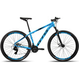 Mountain Bike Gts Feel Full Aro 29 19 24v Freios De Disco Mecânico Cor Azul
