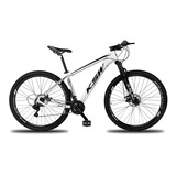 Mountain Bike Ksw Xlt 100 Aro 29 15 27v Freios De Disco Hidráulico Câmbios Shimano Altus Y Shimano Alivio Cor Branco/preto