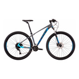 Mountain Bike Oggi Big Wheel 7.0 2022 Aro 29 15.5 18v Câmbios Shimano Alivio M3120 Y Shimano Alivio M3100 Cor Cinza/azul