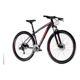 Mountain Bike Oggi Hacker Hds 2020 Aro 29 17 24v Freios De Disco Hidráulico Câmbios Shimano Tourney Ty700 Y Shimano Tourney Tx800 Cor Preto/vermelho/amarelo