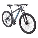 Mountain Bike Tsw Mountain Bike Ride 2021 Aro 29 M-17 21v Freios De Disco Mecânico Câmbios Shimano Cor Cinza/azul
