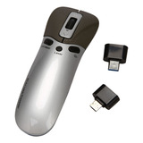 Mouse Air Sem Fio 3 Em 1 6d+caneta Apontador+apresentador Em