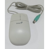 Mouse Ball Esfera Scroll Ps2 Branco Antigo Genesis Fsugmze3