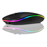 Mouse Bluetooth Luz Recarregável Para iPhone E Galaxy