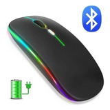 Mouse Bluetooth Recarregável Para Tablet Xiaomi Mi Pad 5 Cor Preto
