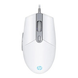 Mouse Gamer Hp M260 Com Fio Usb 6400dpi Branco Original Rgb