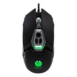 Mouse Gamer Luz Led 8 Botões 3600dpi Usb Fio Corda Haiz S 40 Cor Preto