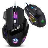 Mouse Gamer Para Jogo 3200dpi Ópitco Com Led Rgb Usb 7botoes
