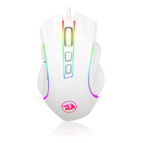 Mouse Gamer Para Jogo Griffin Lunar White Branco Rgb M607w