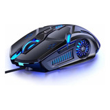 Mouse Gamer X-absolut 3200dpi Rgb Led 6 Botões Usb Jogos