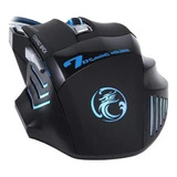 Mouse Gamer X7 Usb Led Laser Profissional 7 Botoes P/ Jogos