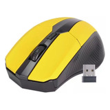 Mouse Knup Sem Fio Notebook Pc Usb Optico 1600 Dpi 2,4 Ghz