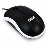 Mouse Óptico Oex Usb Ms103 Preto/branco