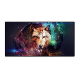 Mouse Pad Gamer Exbom Mp-7035c De Tecido Lobo Xg 350mm X 700mm X 3mm