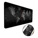 Mouse Pad Gamer Mapa Mundi Matrix 90x40 Cm Extra Grande