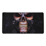 Mouse Pad Gamer Rei Caveira Sombra Extrema Qualidade