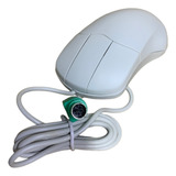 Mouse Para Pc E Nootbook Antigo Ps2 Branco Entrada Bolinha 