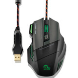 Mouse Profissional Gamer 3200dpi + Mousepad Usb Ouro Mo207
