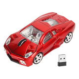 Mouse Sem Fio De 2,4 Ghz, Estilo Carro Esportivo, Receptor U