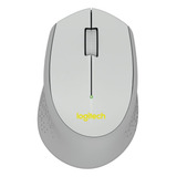 Mouse Sem Fio Logitech M280 Usb Pilha Cor Cinza 910-004285