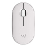 Mouse Sem Fio Logitech Pebble 2 M350s Bluetooth Bde, Cor Branca