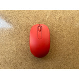 Mouse Sem Fio Microsoft Wireless Mobile 1850 Vermelho
