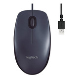 Mouse Usb Preto M90 Logitech 1000dpi