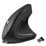 Mouse Vertical Ergonômico Sem Fio Recarregável Usb Óptico