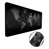 Mousepad Gamer Mapa Mundi Grande 90 X 40 Cm