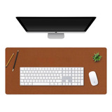 Mousepad Grande 90x40 Caramelo Couro Eco