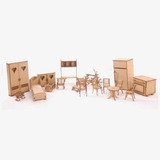 Moveis Em Mdf Barbie Para Casa De Boneca Barbie Princesas Cr