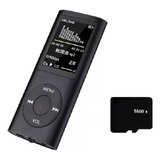 Mp3 Mp4 Player Multimídia Stereo Rádio Fm +cartao 16gb