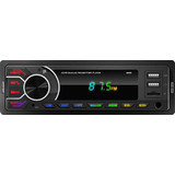 Mp3 Player Automotivo 7 Cores Bluetooth 2x Usb Sd Fm 100w