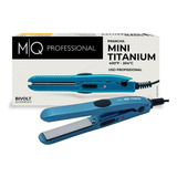 Mq Prancha Mini Titanium Azul Bivolt