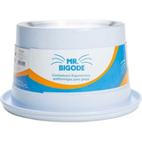Mr Bigode Comedouro Ergonômico Ração Para Gatos 250ml Cor Branco