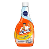 Mr Musculo Desengordurante 500 Ml Laranja Refil