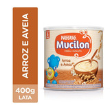 Mucilon Arroz E Aveia Nestle Lt 400g Atacado C/7