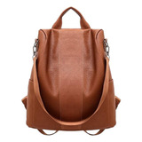 Mulher Anti-roubo Mochila Bolsa Casual Selvagem