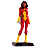 Mulher Aranha Coleção Miniatura Marvel Metal Com Fascículo