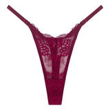 Mulheres Sheer G-string Ver Através Tangas Senhoras Roupa