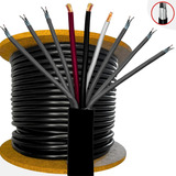 Multi Cabo Rack Som De Carro Profissional 9 Vias 10 Metros