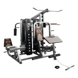 Multi Estação Pro-deluxe Completa Com 204kg Em Anilhas