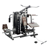 Multi Estação Pro-deluxe Completa Com 204kg Em Anilhas