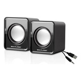 Multilaser Sp144 Mini Caixa De Som 2.0 3w Usb Original Preto