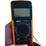 Multímetro Digital Mede Capacitor Corrente Diodo Resistência