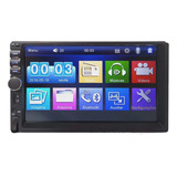 Multimídia 1 Din Ley-2063 Mp5 Touch Screen Bluetooth Espelha Cor Preta