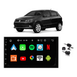 Multimídia Android Gol G6 Carplay Tv Gps Wi Fi Usb E Câmera