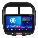 Multimidia Asx Android 13 2gb Octacore Carplay Voz 10p + 4g Cor Preto Com Botão Do Pisca Alerta